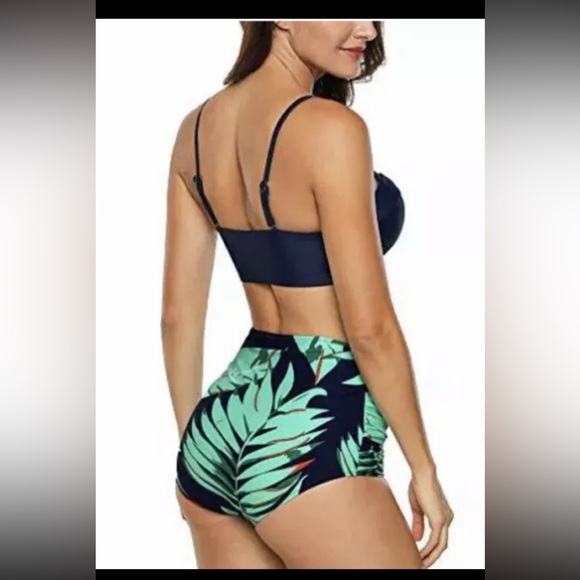 Angerella Women’s Vintage Control High Waist Bikini 14-16 NWT - Picture 3 of 3